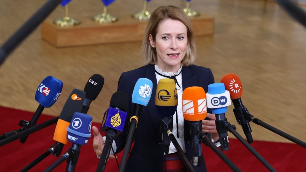 Kaja Kallas has warned against forcing Ukraine into rushed negotiations with Russia.