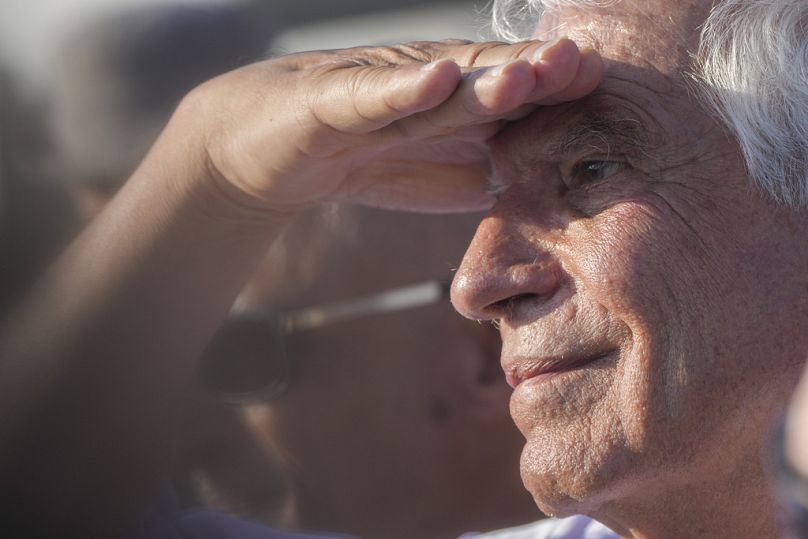 Le chef de la politique étrangère de l'Union européenne, Josep Borrell, visite le poste frontière de Rafah entre l'Égypte et la bande de Gaza, septembre 2024.