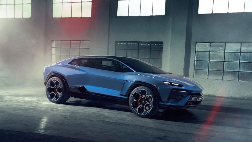 Lamborghini presented a preview of the future electric car at Monterey Car Week in 2023