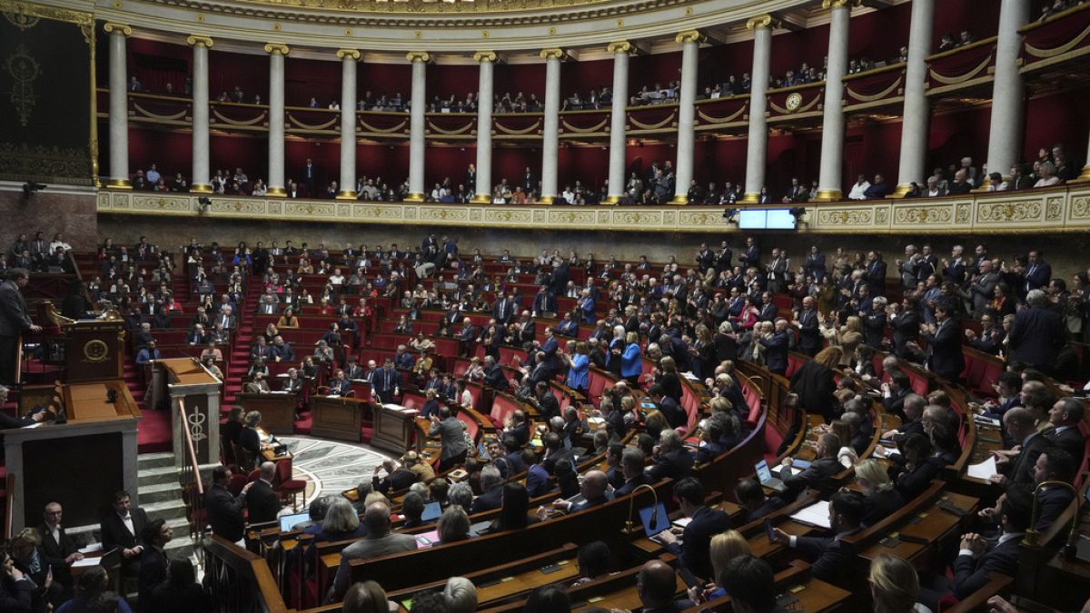 National Assembly on Wednesday 4 December 2024 in Paris.