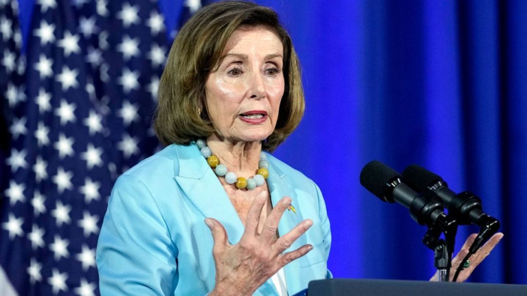 Nancy Pelosi, D-Calif., speaks during an event in Washington, June 23, 2023.