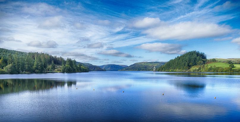 Lac Vyrnwy à Powys, Pays de Galles