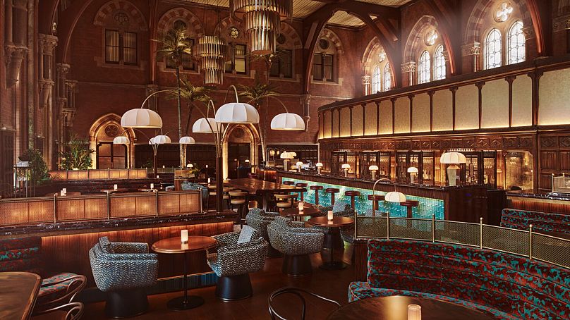 Booking Office est un grand restaurant de la gare St Pancras de Londres