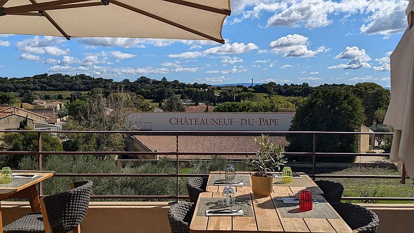 Arrêt œnologique à Chateaneuf-du-Pape