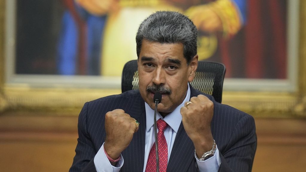 Venezuelan President Nicolas Maduro speaks at a news conference in Caracas, Venezuela, on 31 July, 2024.