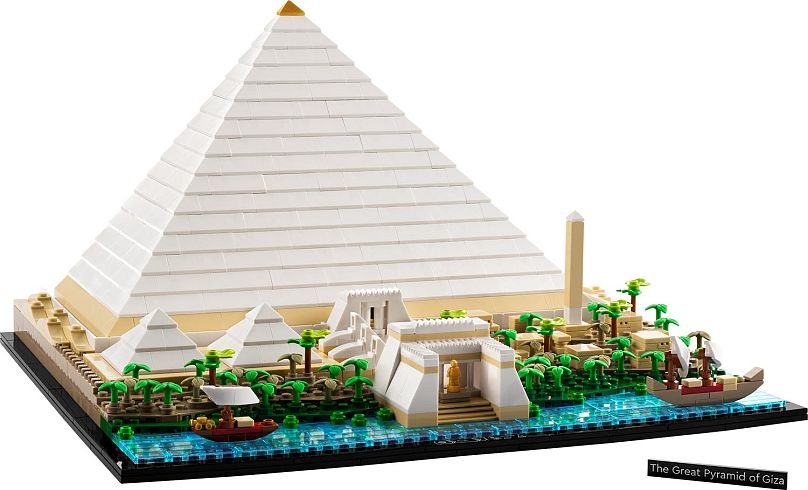 La Grande Pyramide de Gizeh sous forme LEGO 