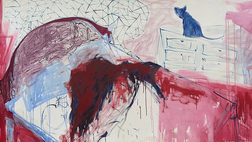 Tracey Emin, « La fin de l'amour » (2024), acrylique sur toile