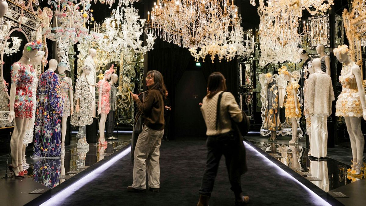 Dolce & Gabbana are showcasing their work in the French fashion capital