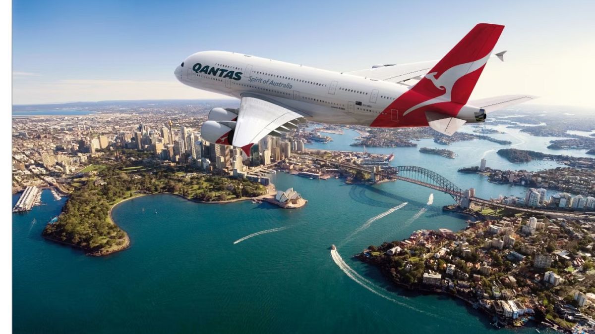 Qantas is being forced to delay flights due to falling space debris.