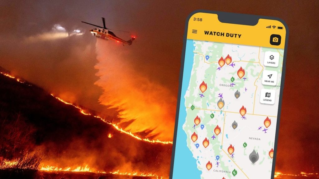 Watch Duty is one of the apps people in Los Angeles are trusting to keep them up to date on how the fires are spreading through the city.