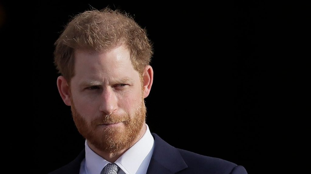 Prince Harry arrives in the gardens of Buckingham Palace in London, Jan. 16, 2020.