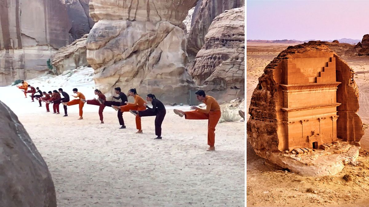 Noé Soulier’s nomadic choreography transforms AlUla’s desert