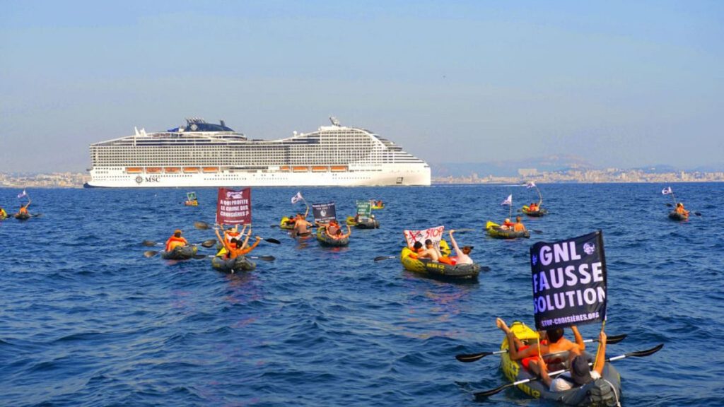 The mayor of Nice has pledged to stop large cruise ships from anchoring in the city.