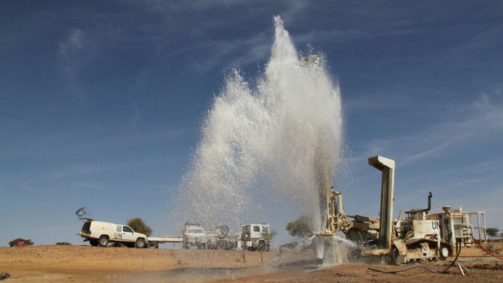 Drilling in Chad by Ruden AS hits on a groundwater source.