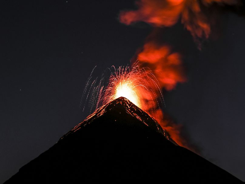 The photographer had to wait for hours on a freezing mountainside to capture this image.