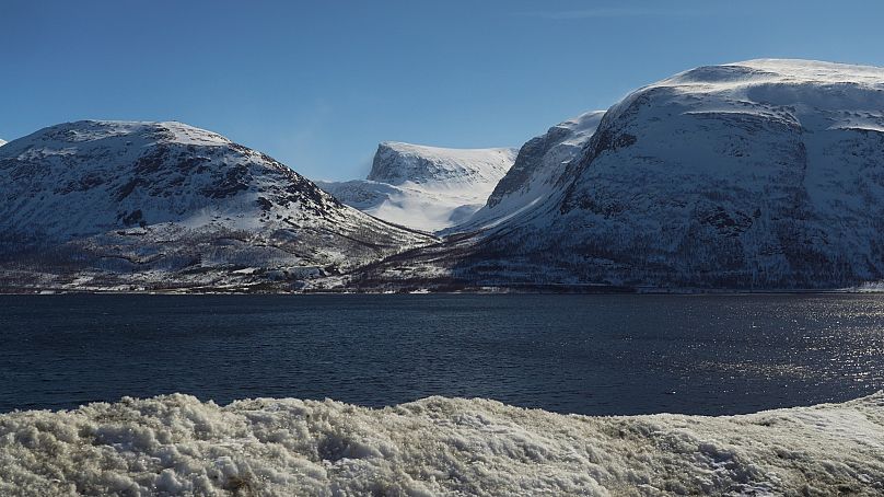   Paysage de Finnmark, Norvège. 