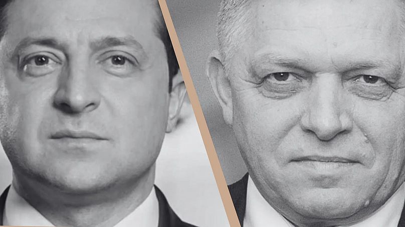   Robert Fico et Volodymyr Zelensky