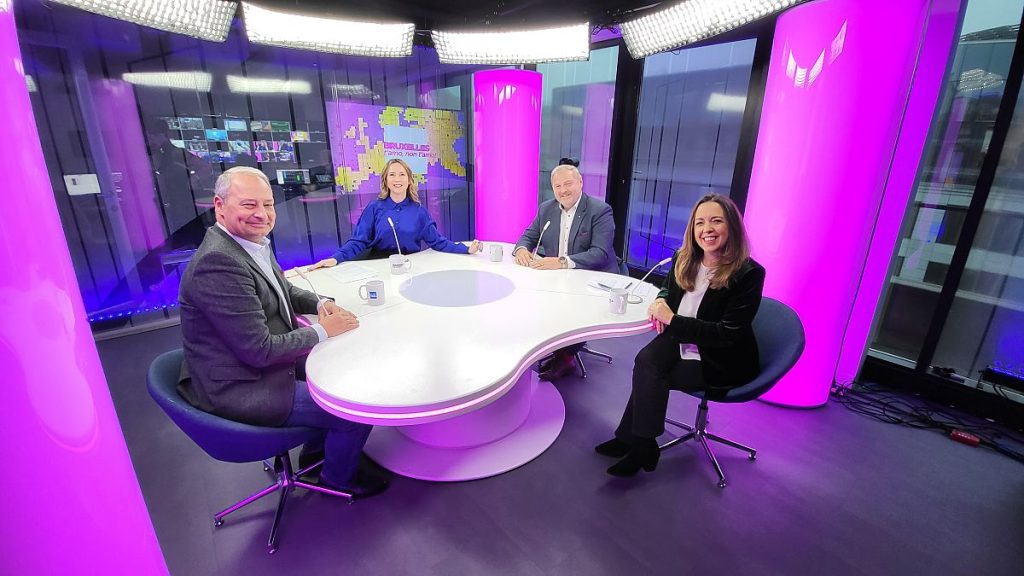 Méabh Mc Mahon with Andreas Schieder, Austrian MEP from the Socialists and Democrats, Marta Mucsnik, from the International Crisis Group and Riho Terras, Estonian EPP MEP