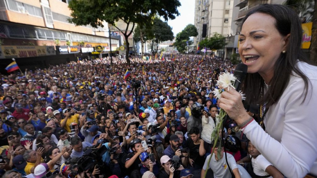 María Corina Machado comes out of hiding, only to be arrested shortly afterwards