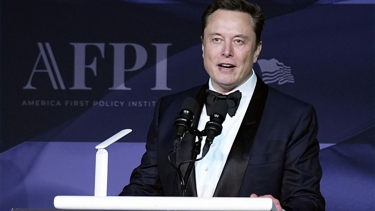 Elon Musk during an America First Policy Institute gala last November.