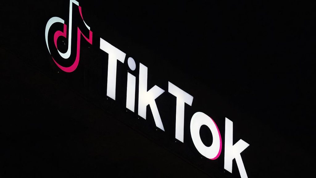 FILE - A TikTok sign is displayed on top of their building in Culver City, California on December 3, 2024.