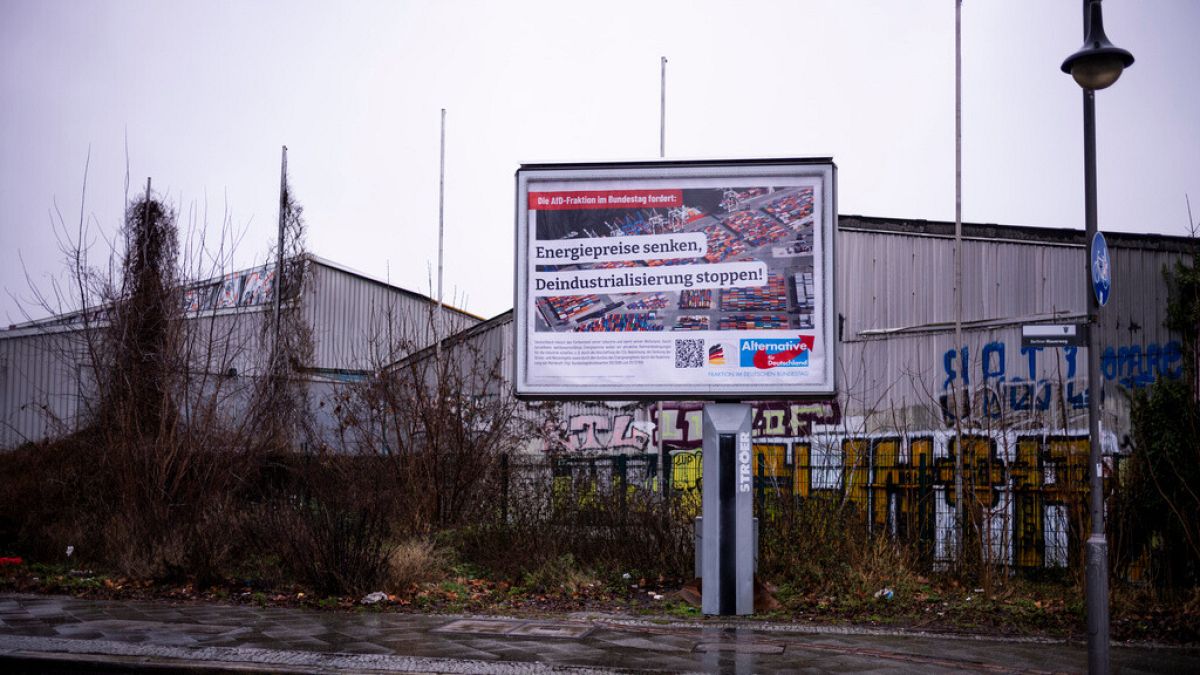 An election campaign poster of Germany