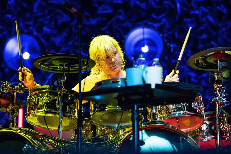 Zak Starkey de The Who se produit au TQL Stadium le dimanche 15 mai 2022 à Cincinnati.