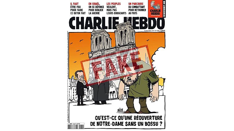 Cette couverture n'a jamais été publiée par Charlie Hebdo