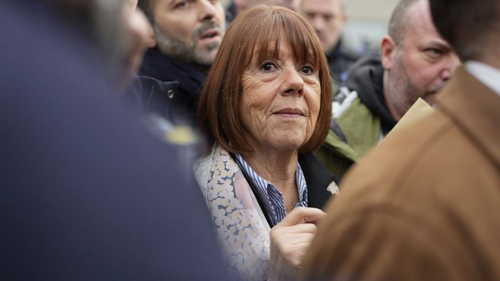 Gisele Pelicot exits the Avignon courthouse, in southern France on 19 December 2024.