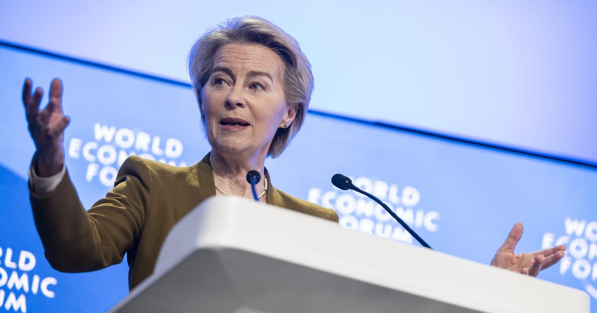 Von der Leyen a un plan de non, pour le booster L'économie, et il reposait le Beaucop sur les etats