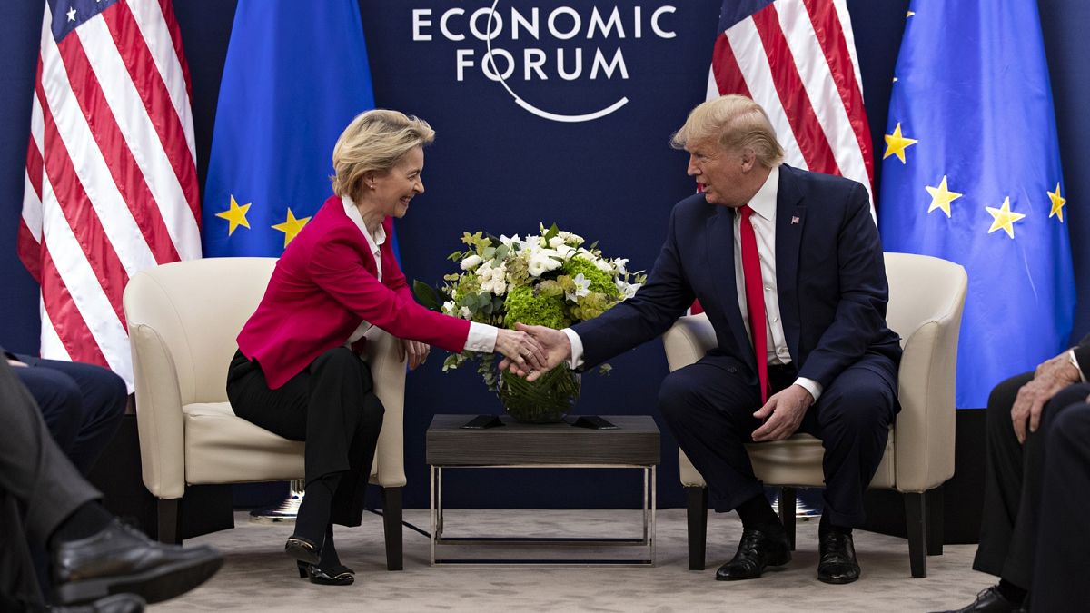 Ursula von der Leyen met Donald Trump only briefly during his first presidential term.