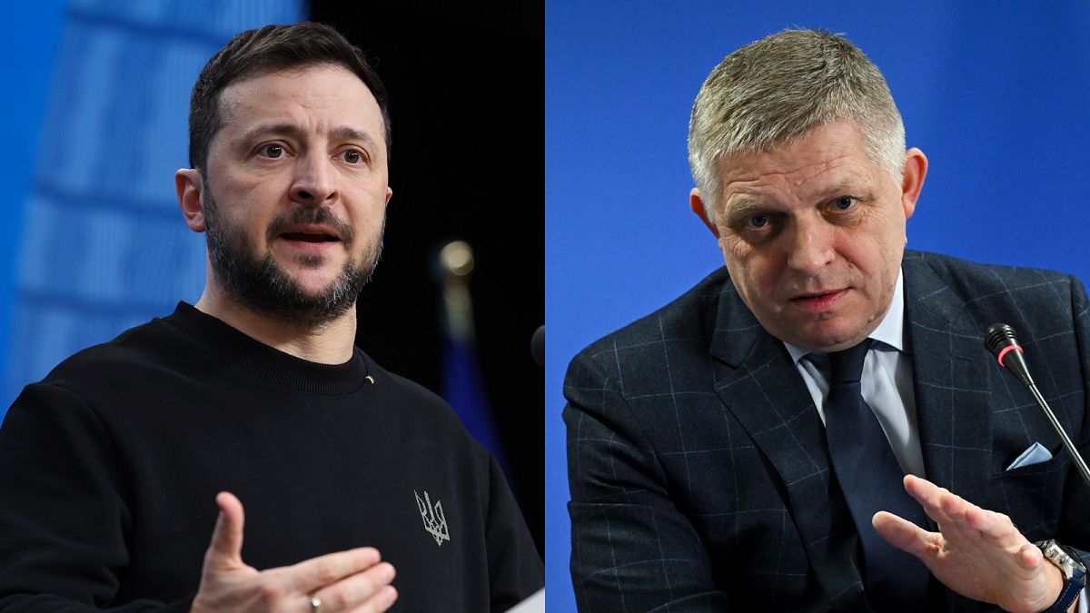 Volodymyr Zelenskyy and Robert Fico are butting heads over Russian gas.