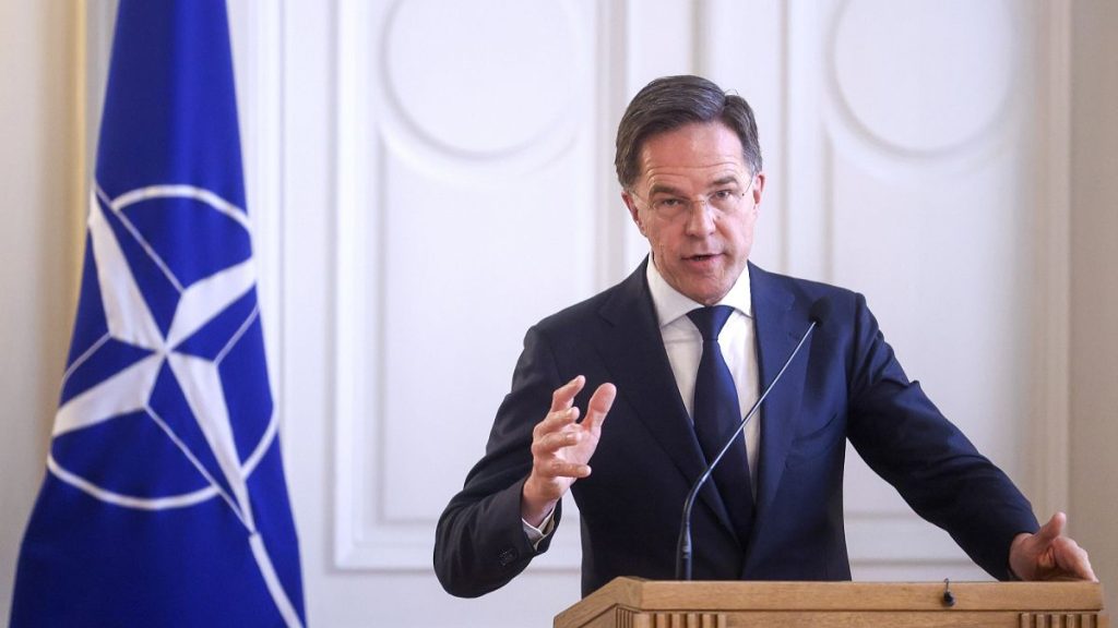 NATO Secretary General Mark Rutte speaks to the media during a joint news conference with the members of the Bosnian Presidency in Sarajevo, 10 March 2025